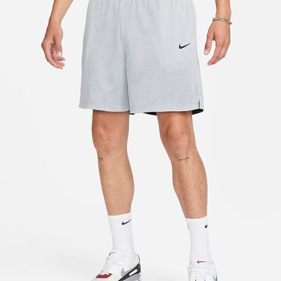 Nike Authentics Practice Shorts Reversible Men's Large L Navy Grey FN0671-077 SE - Picture 2 of 16